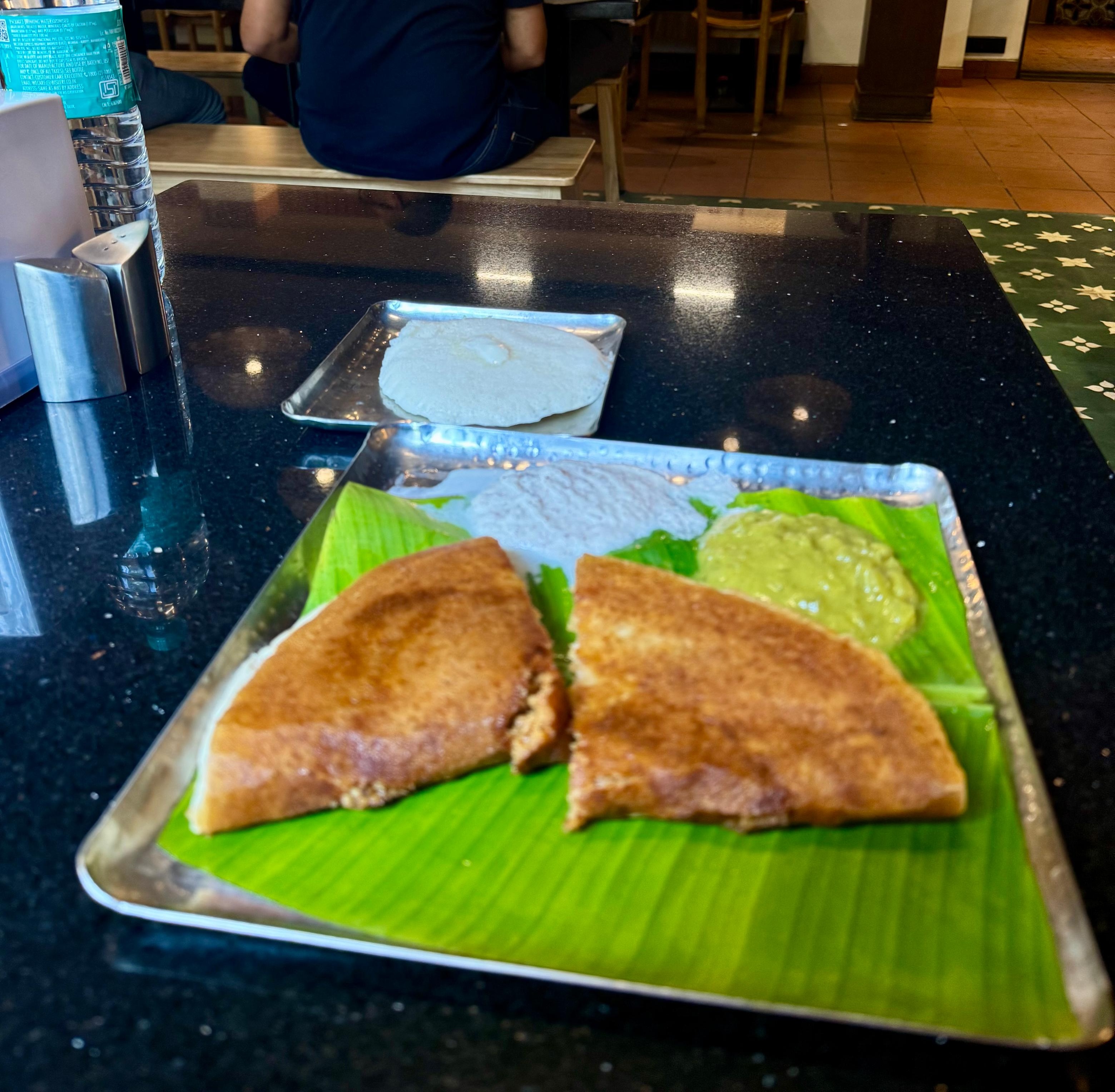 Chicken Keema Dosa at Malgudi Mylari Mane, Bangalore, India